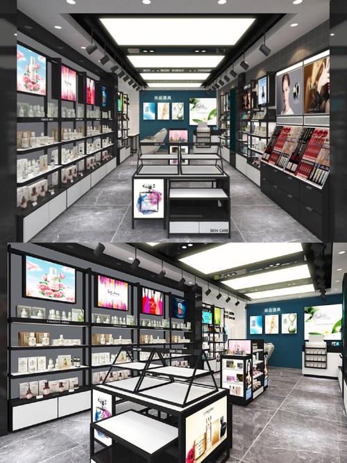 30平靠玻璃化妝品店設計方案